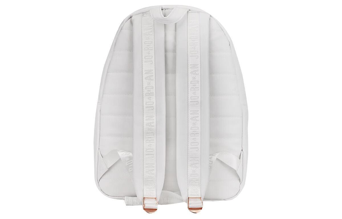 Air Jordan Athletic Brand Large Capacity Backpack Unisex Pure White DO9259-101