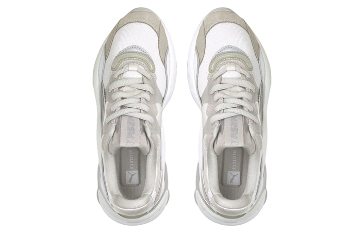 (WMNS) PUMA Rs-2K Metallic Sports Running Shoes For White/Grey 375134-02