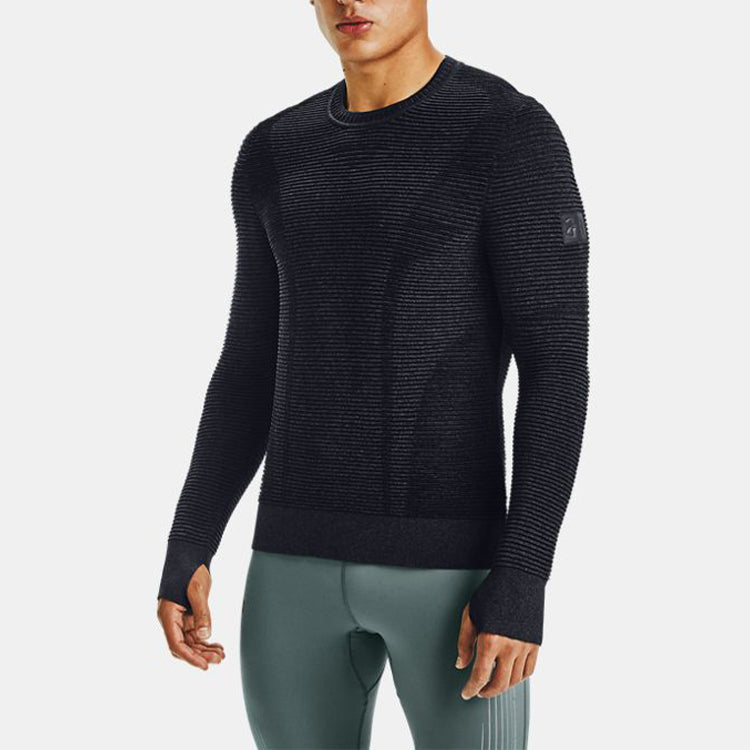 Under Armour IntelliKnit Phantom 2.0 Crew Sweater 'Black' 1354397-003