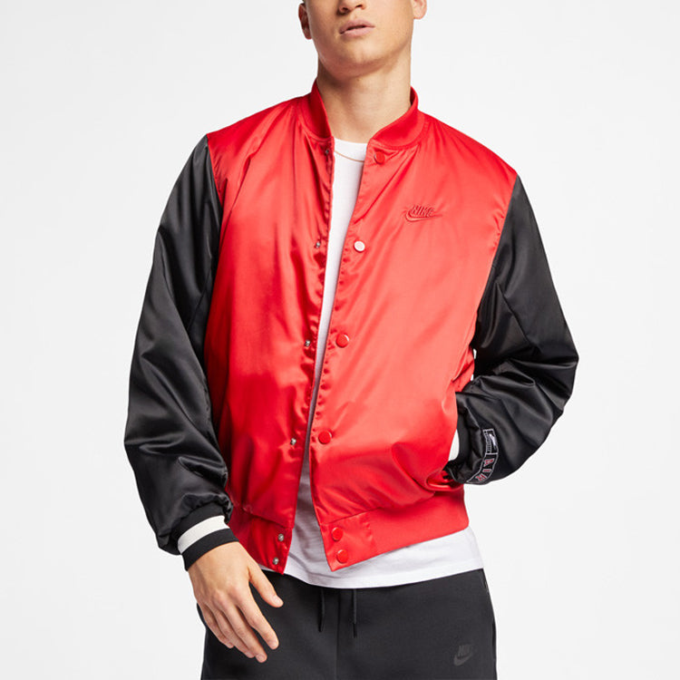 Nike Air Woven Sports Jacket Asia Sizing 'Red' AR1838-657