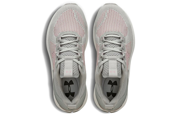 (WMNS) Under Armour Charged Sneakers Grey/Pink 3023427-100