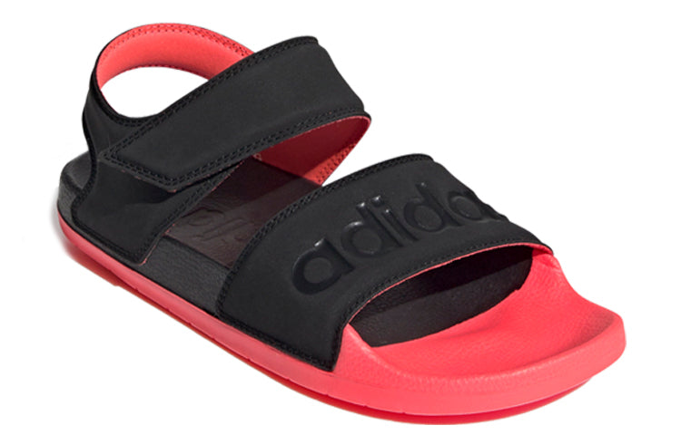 (WMNS) adidas Adilette Sandal 'Black Signal Pink' FW4300