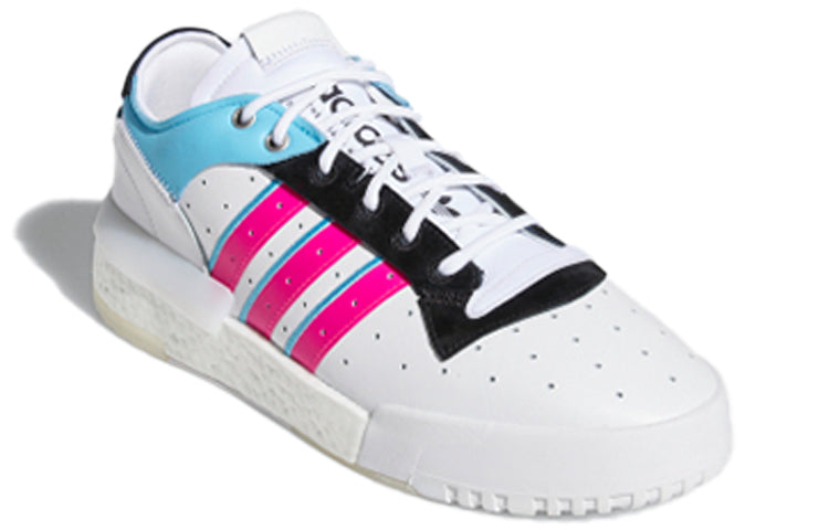 (WMNS) adidas Rivalry Rm Low 'White Black Blue' FV4183
