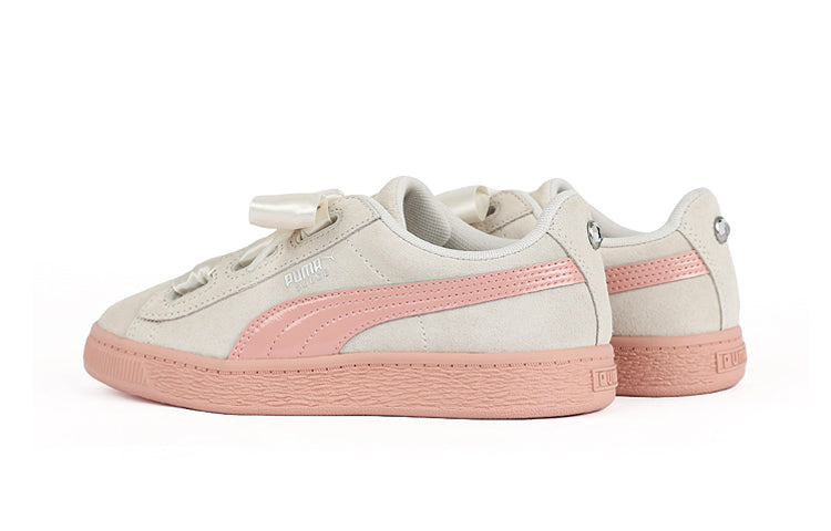 (PS) PUMA Suede Heart Jewel Ps Casual Shoes Beige 365139-02
