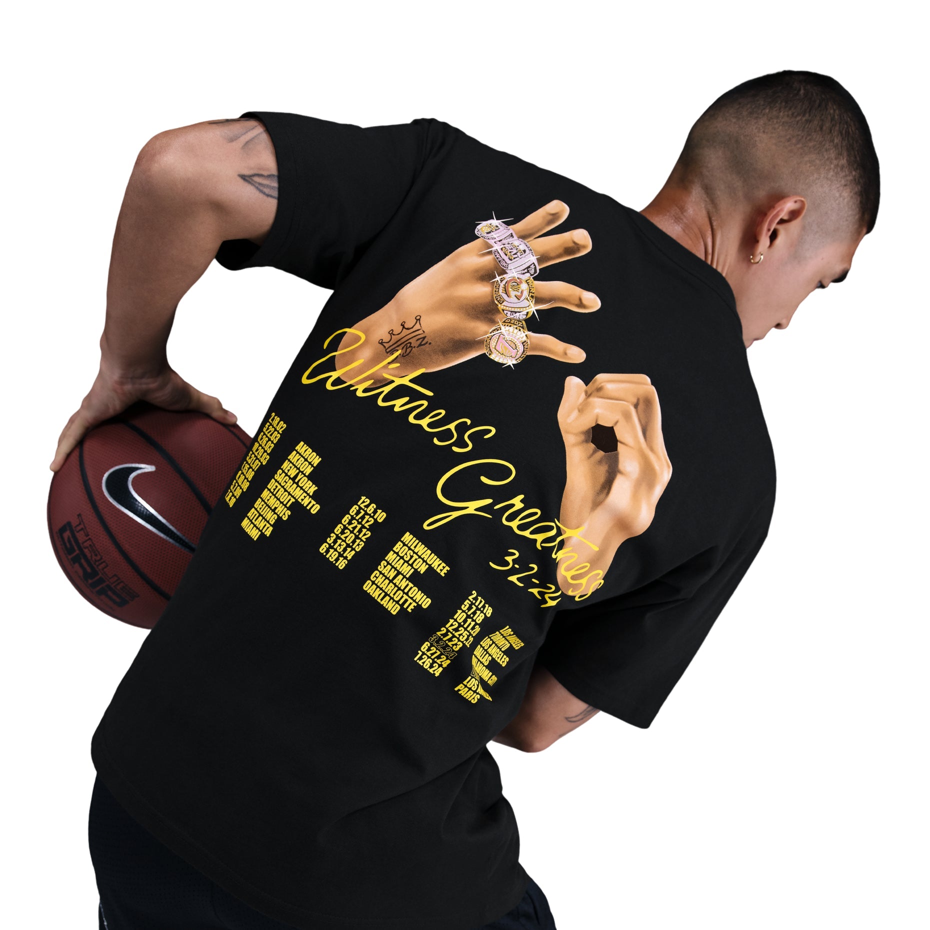 Nike LeBron Basketball T-Shirt 'Uncharted' IH8537-045
