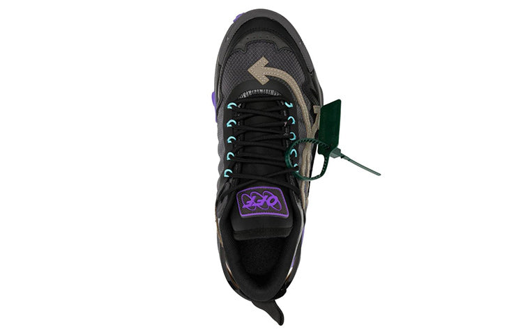 Off-White Odsy-2000 Sneakers 'Black Purple' OMIA190S23FAB0011056