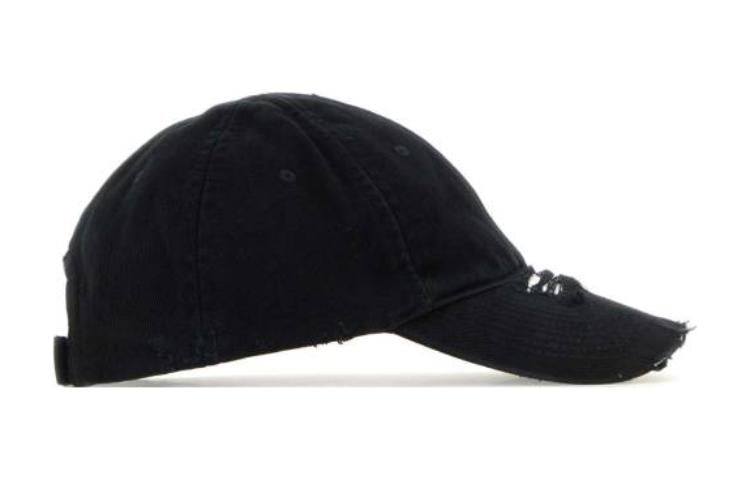(WMNS) Balenciaga Distressed Brim Cap 'Black' 744300410B21077