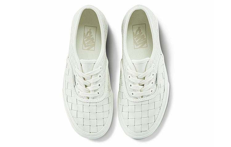Vans Authentic Platform 'Woven - Blanc De Blanc' VN0A5KXA9GY
