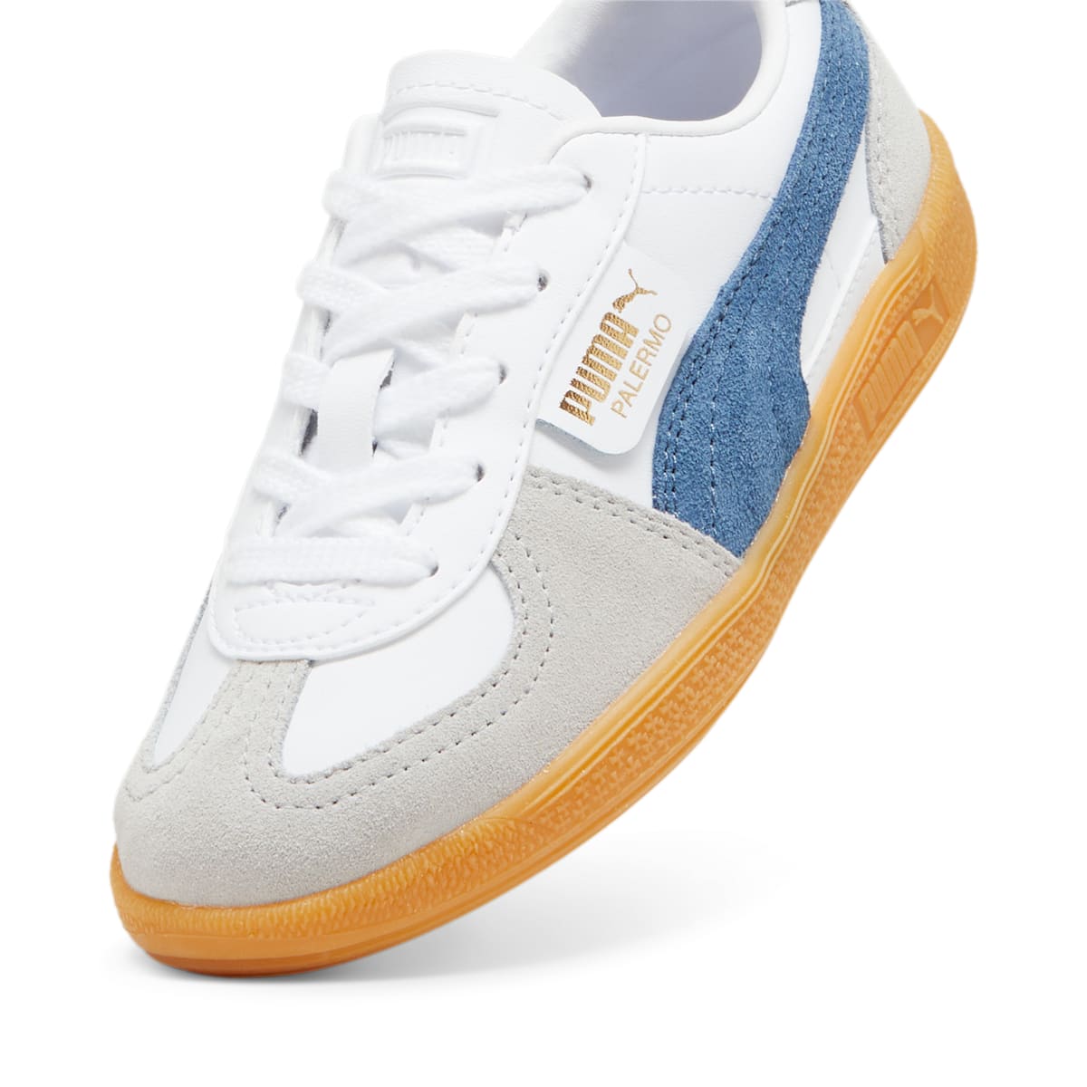 (PS) Puma Palermo Leather 'White Blue Horizon Gum' 397276-04