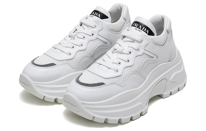 (WMNS) PRADA Centaurus Sneakers 'White' 1E880L_3L37_F0009_F_075