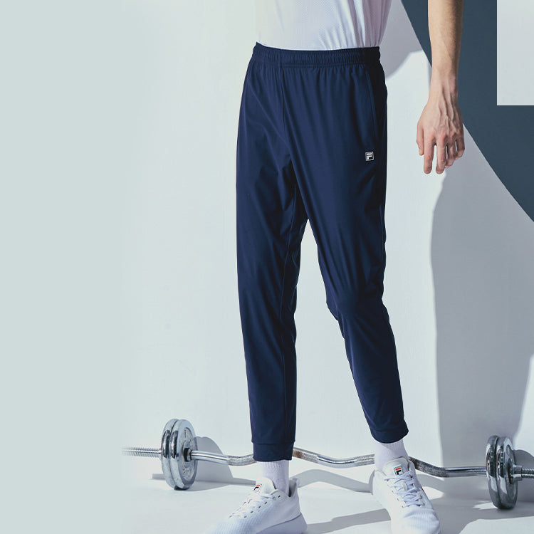 Men's FILA Mini Logo Navy Blue Sports Pants/Trousers/Joggers A11M021615F-NV