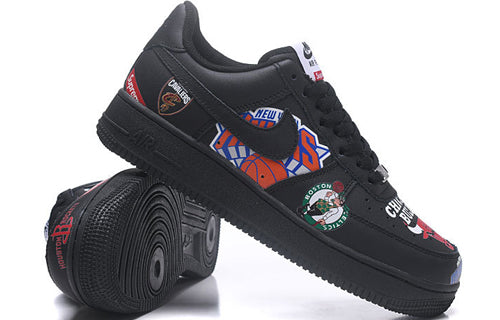 Nike x Supre-me NBA Air-Force 1 'Black' AQ8017-002
