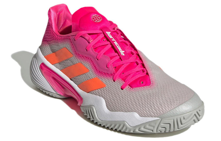 (WMNS) adidas Barricade Tennis Shoes 'Grey Shock Pink' HR2036