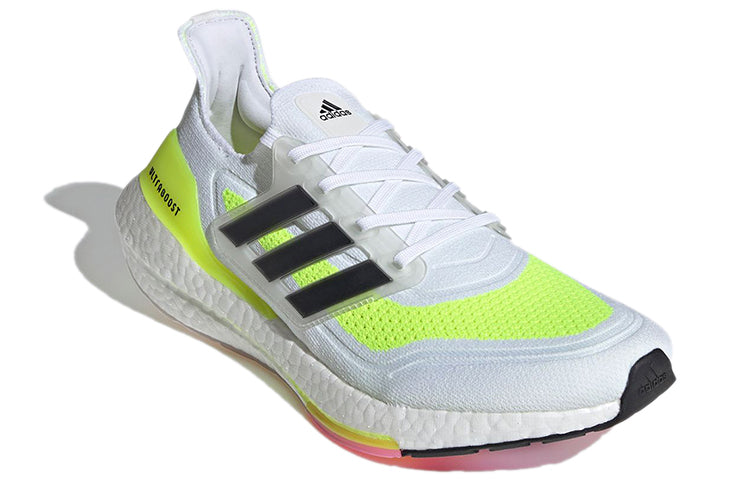 adidas Ultraboost 21 'White Solar Yellow' FY0377