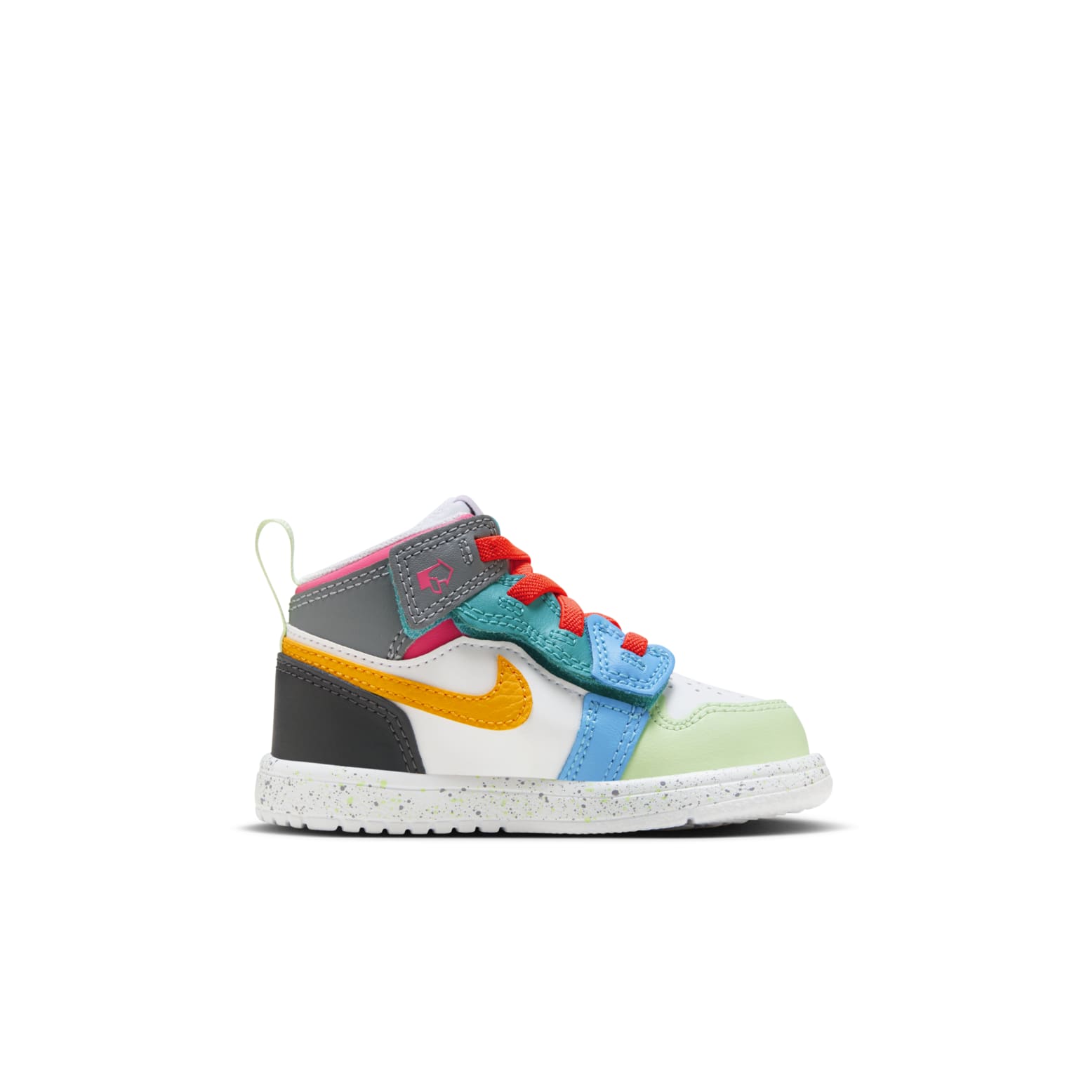 (TD) Air Jordan 1 Mid ALT SE 'White Dark Shadow Hyper Pink Taxi' FJ3463-100