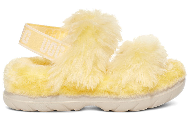 (WMNS) UGG Fluff Sugar Sandal 'Yellow' 1119999-YEL