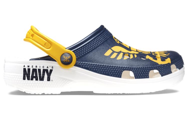 Crocs Classic US NAVY Clogs 'Navy White' 207750-94S