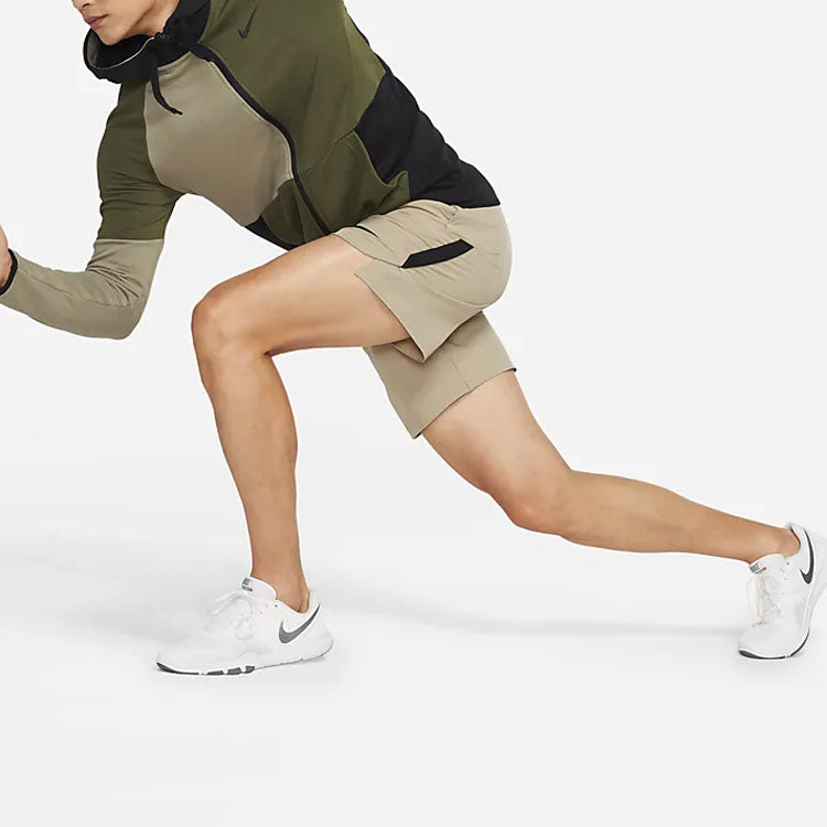 Nike DRI-FIT color block hooded jacket 'Olive' DQ4788-326