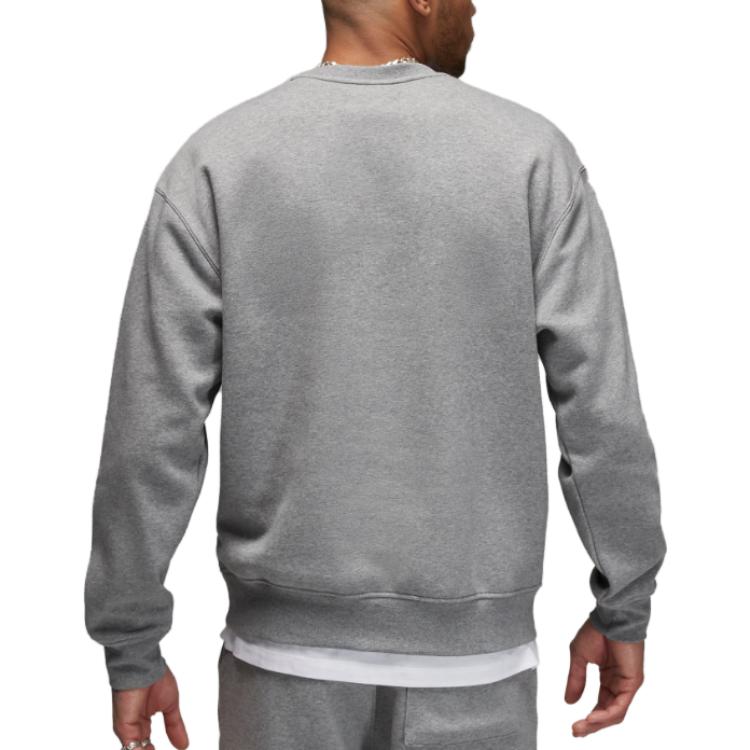 Air Jordan Fleece Crewneck Sweatshirt 'Grey' FJ7776-091