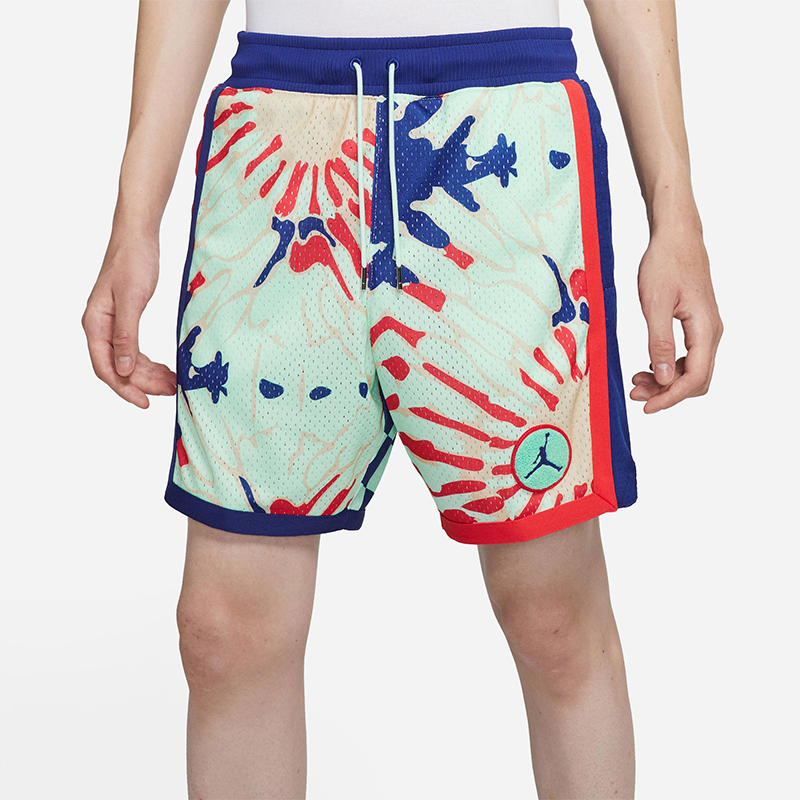 Air Jordan Sport DNA Printing Basketball Shorts Blue CK9528-455