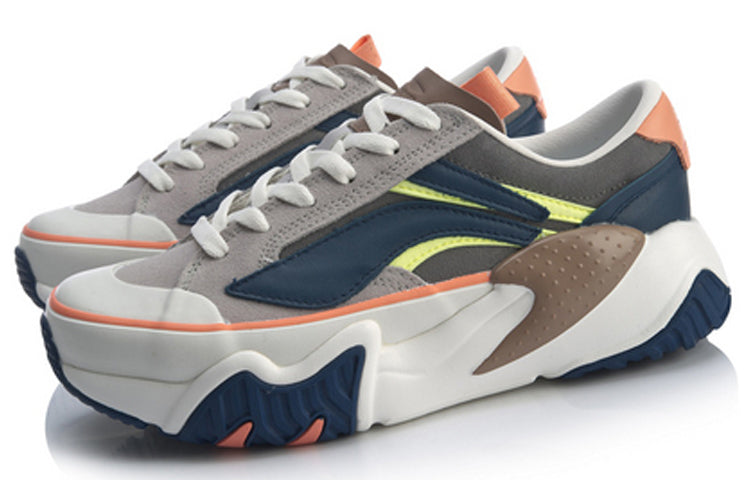 (WMNS) Li-Ning Wave HBRD 'Grey Blue' AGCP378-8