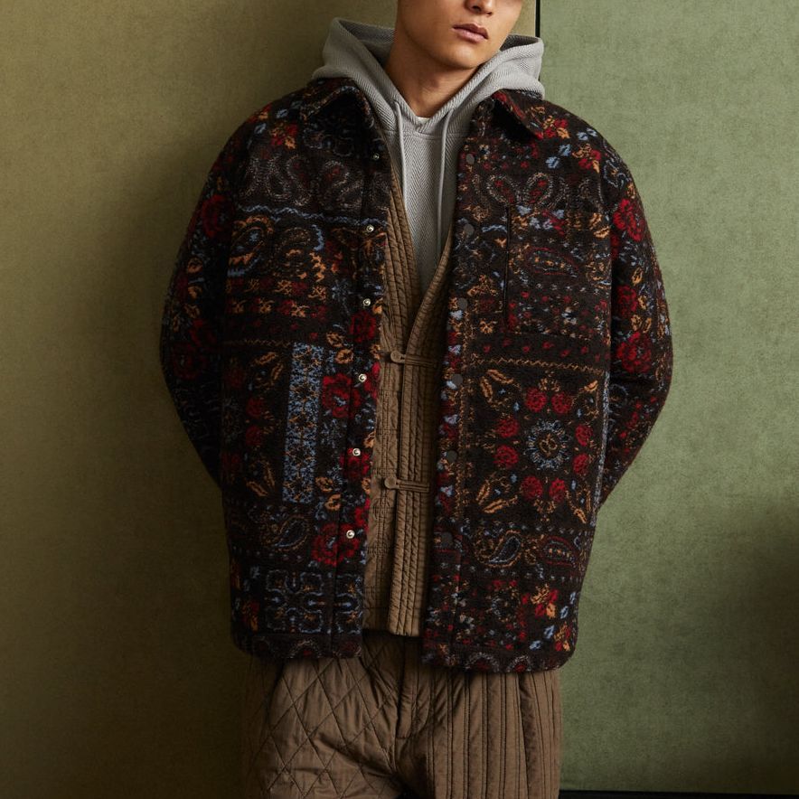 KITH Paisley Sheridan Shirt Jacket 'Kindling' KHM010382-211