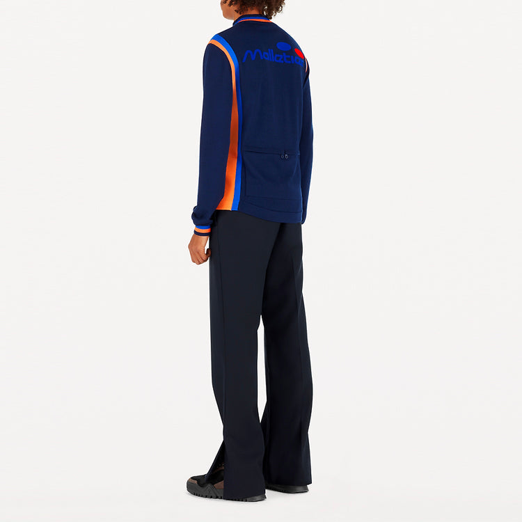 Men's LOUIS VUITTON FW21 logo Long Sleeves cycling Blue 1A5CE0