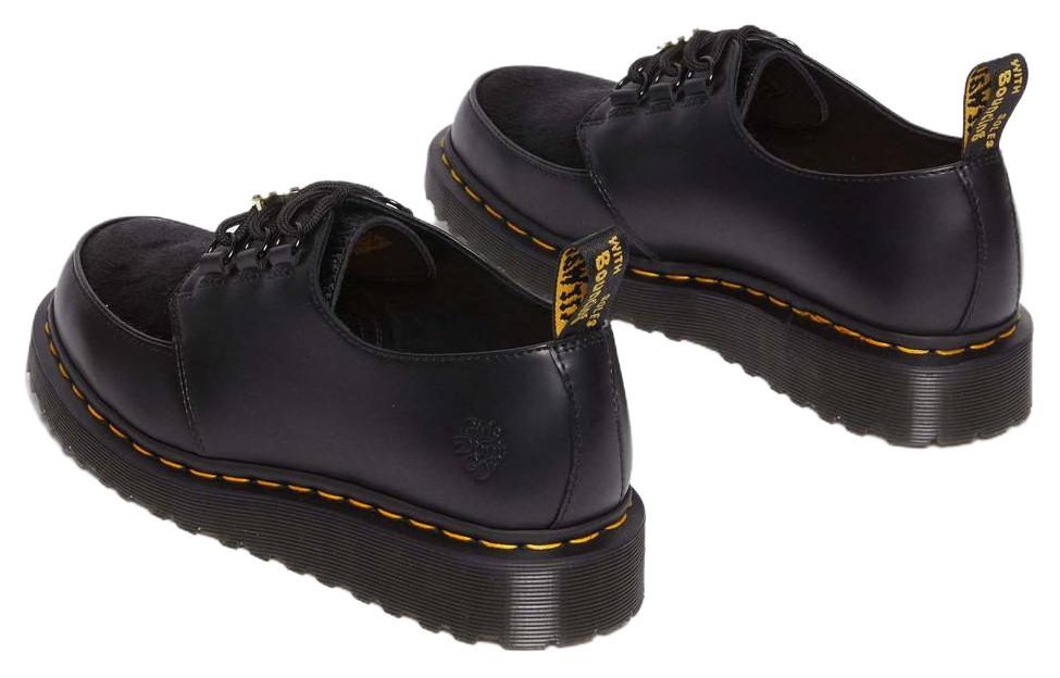 Dr. Martens Ramsey Girls Don't Cry Hair-on Leather Creeper Shoes 'Black' 31789001