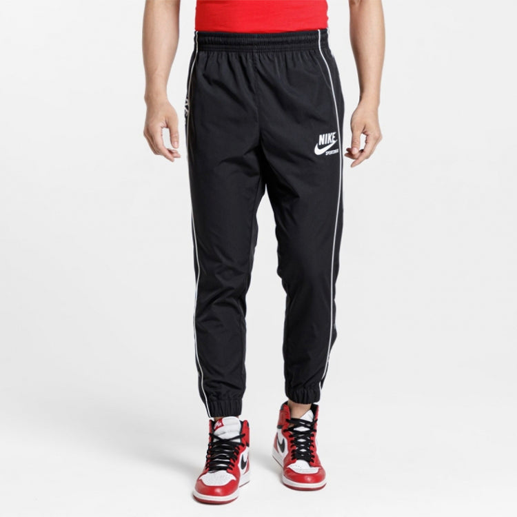 Men's Nike Windproof Woven Black Sports Pants/Trousers/Joggers AT5287-010