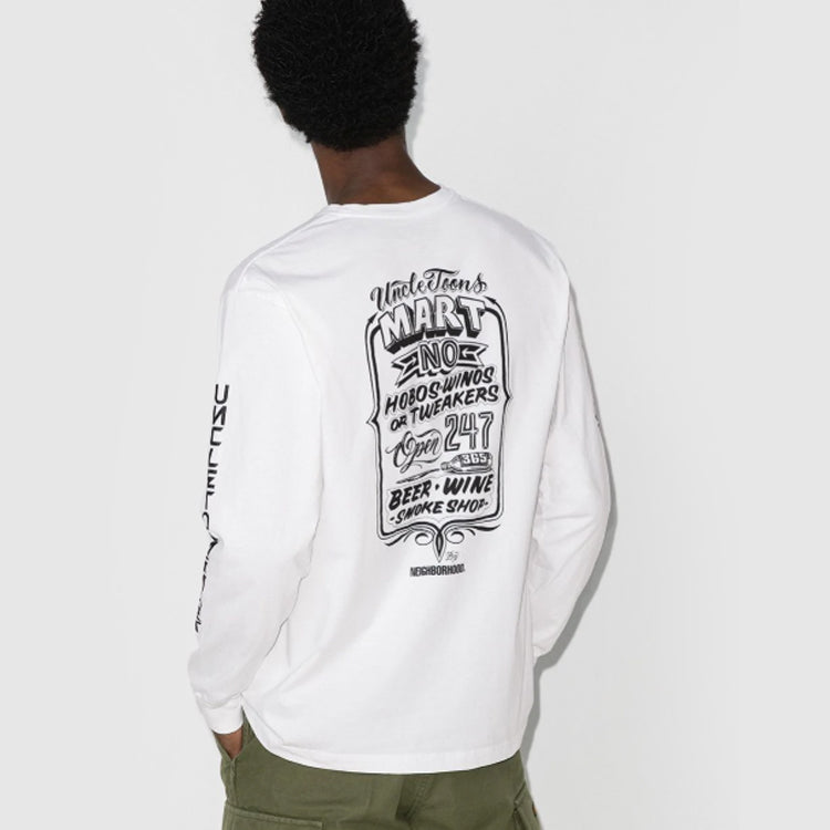 Men's NEIGHBORHOOD X Mister Cartoon Crossover Printing White 201PCMCNLT01S