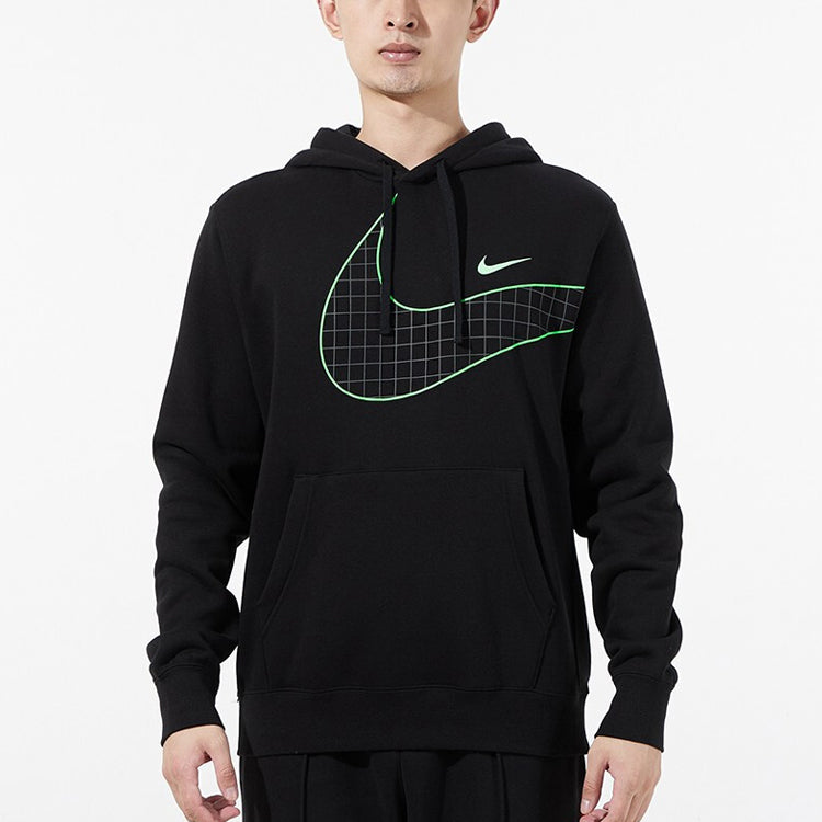 Men's Nike Large Logo Printing Sports Knit Black DO6936-010