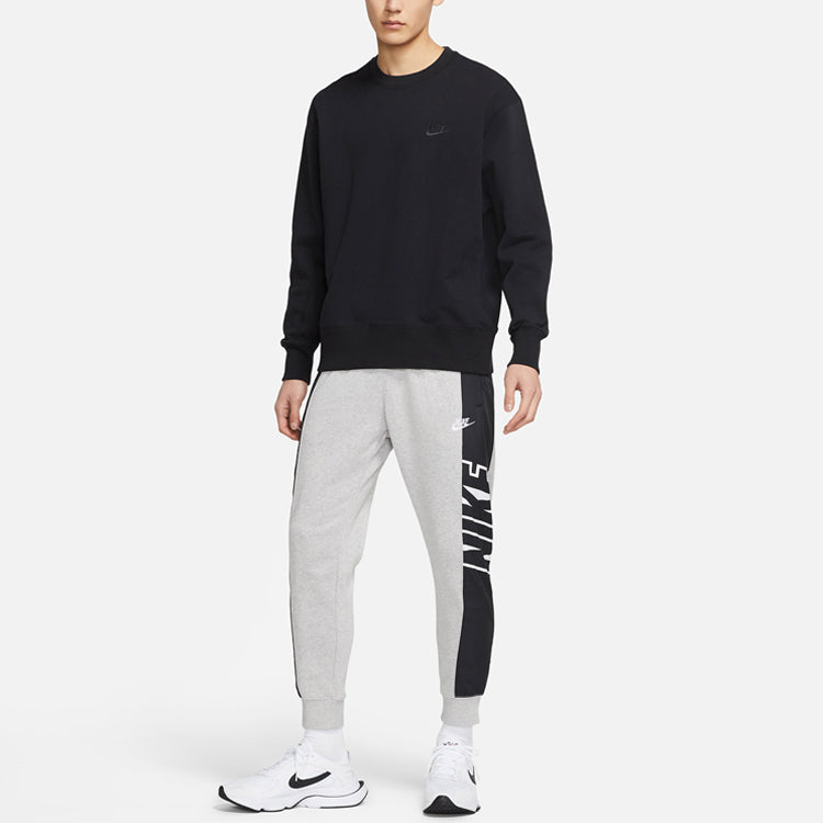 Nike Sportswear Casual Sports Crew-neck 'All Black' DA0022-010