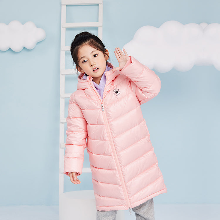 (PS) Converse Long Down Jacket Asia Sizing 'Pink Black' CV2242085GS-004