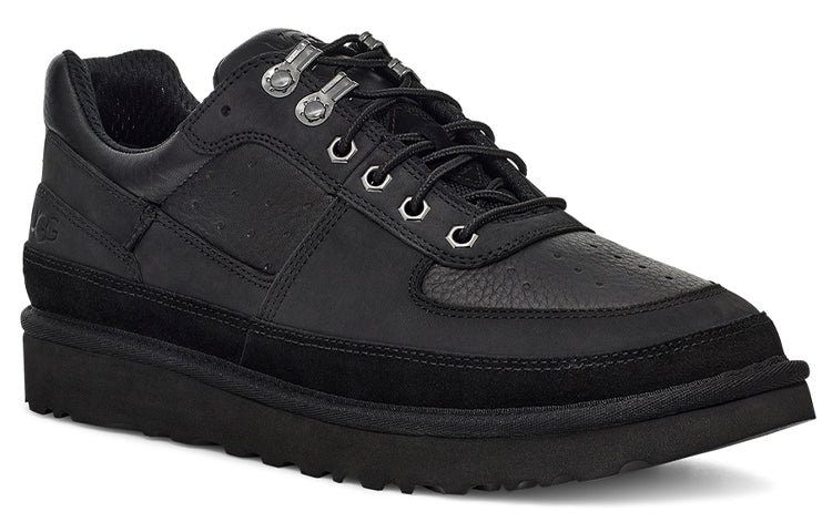 UGG Highland Sport Hiker Low Fleece Lined Casual Shoe Black 1112382-BTNL
