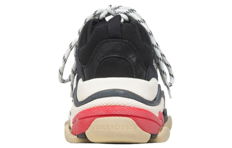 (WMNS) Balenciaga Triple S Sneaker 'Black Red' 524037W09O11000
