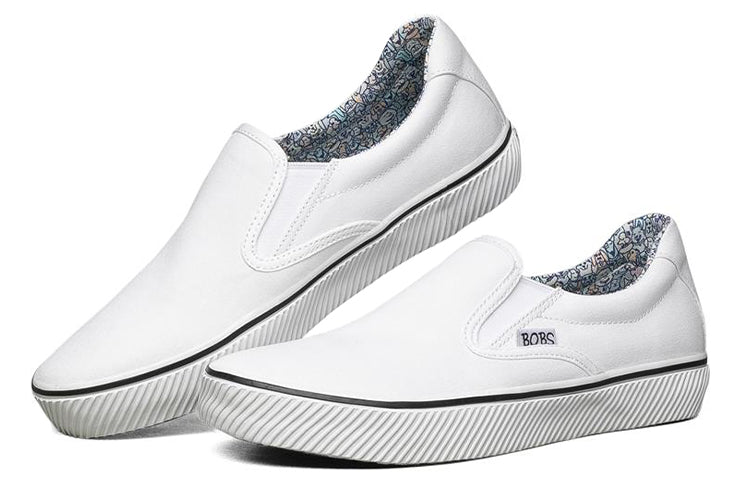 (WMNS) Skechers Bob s B Wild Low-Top Sneakers White 113197-WHT