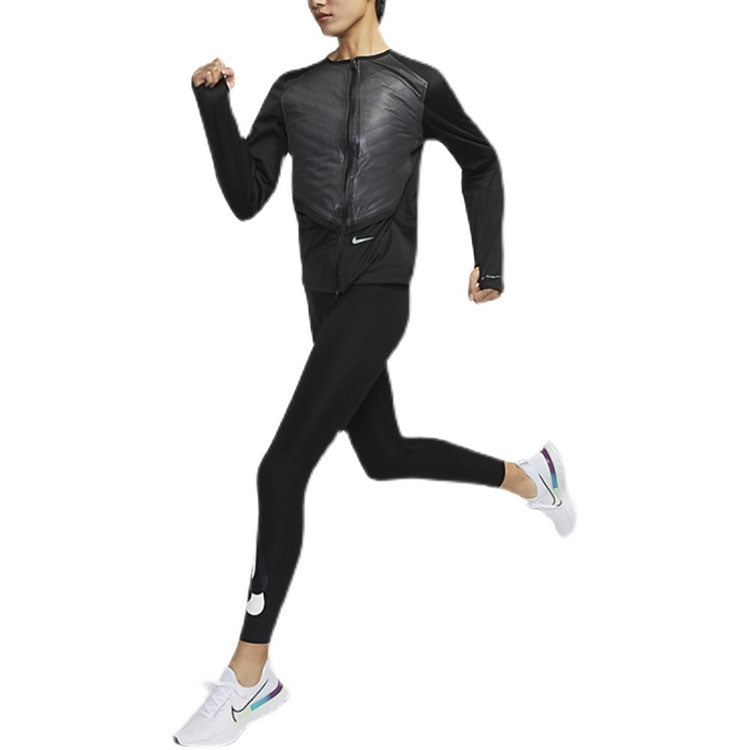(WMNS) Nike Windproof Stay Warm Sports Thin Down Black Jacket DD6420-010