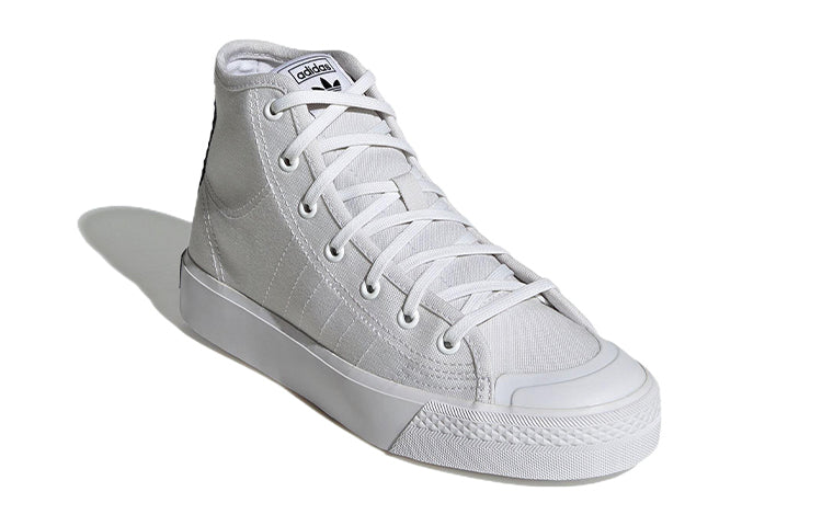 (GS) adidas Nizza Mid 'White Black' GV7926