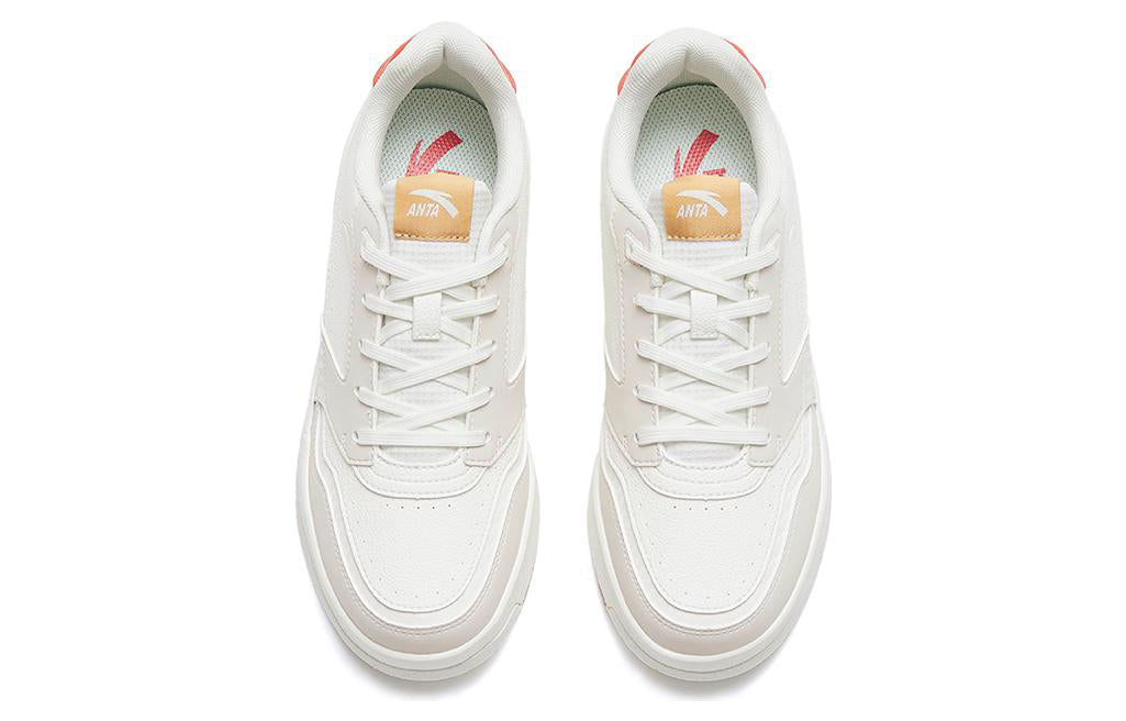 (WMNS) ANTA Skateboarding Series Sneakers 'White Red Brown' 922318062-3