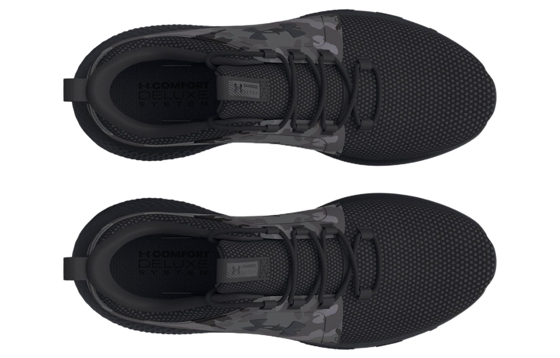 Under Armour Charged Decoy Camo Shoes 'Black Grey' 3027157-002