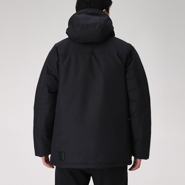 adidas Sports Hooded Zip Jacket 'Black' GN7380