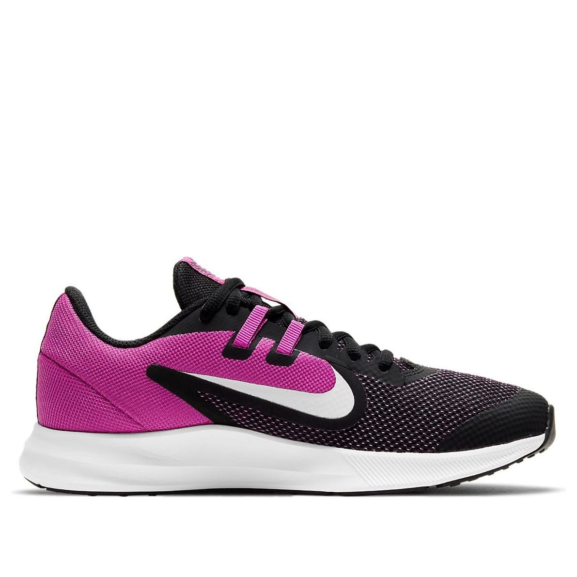 (GS) Nike Downshifter 9 'Black Active Fuchsia' AR4135-016