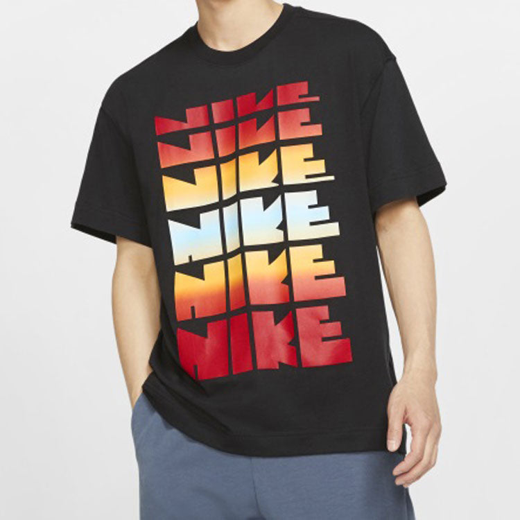 Nike Rainbow Alphabet Short Sleeve Black BV7634-010