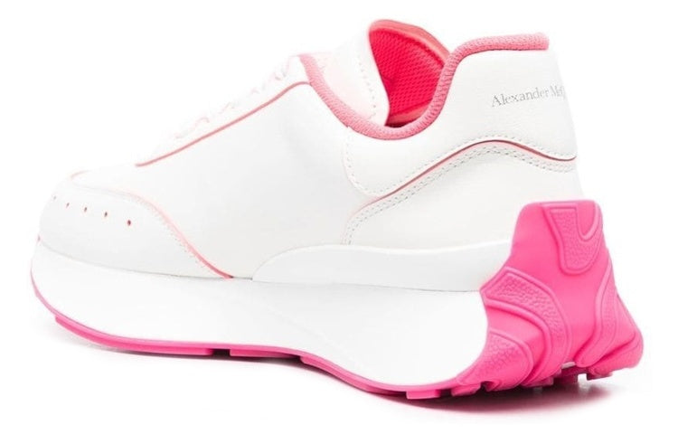 (WMNS) Alexander McQueen Sprint Runner 'White Bright Pink' 718361WIC9D8955