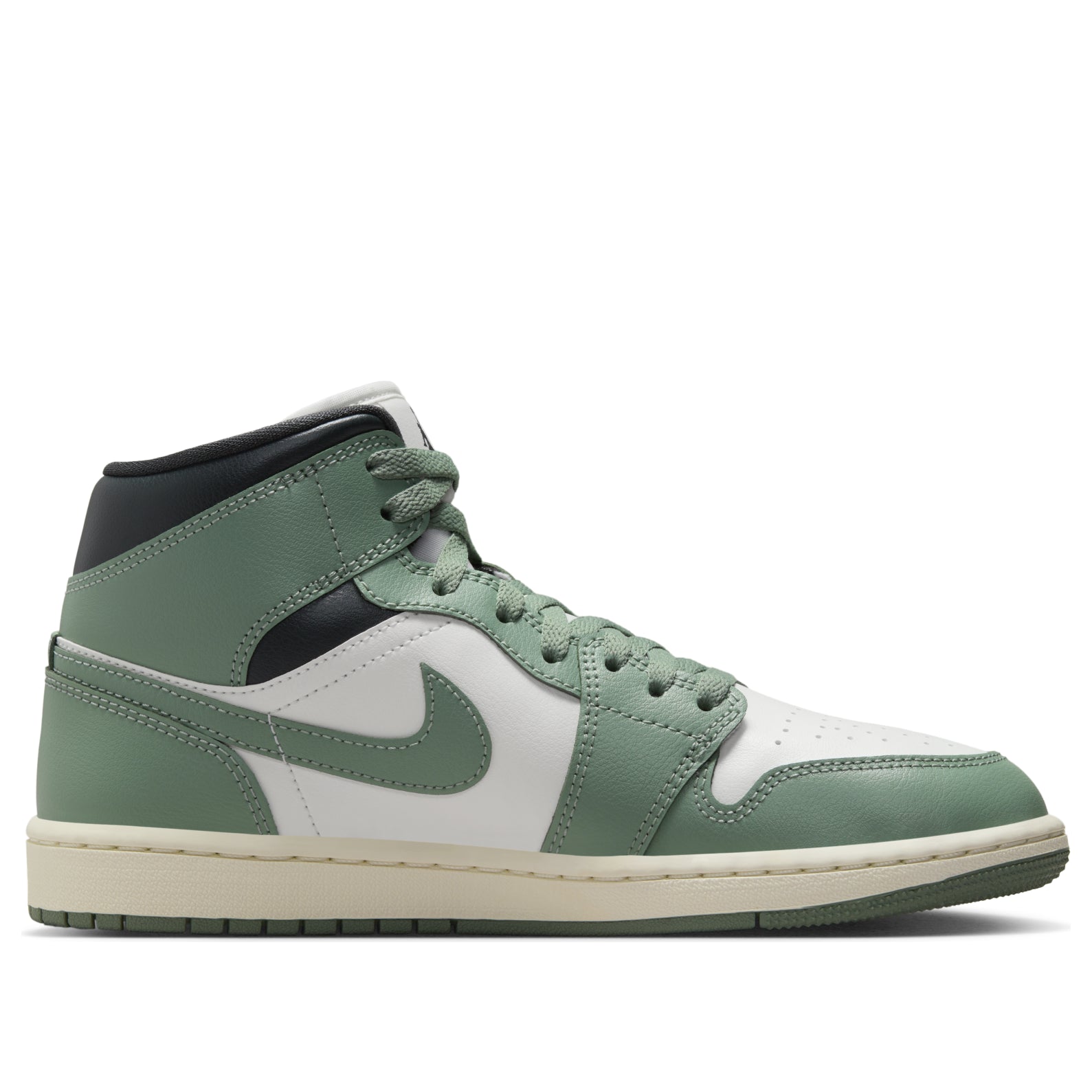(WMNS) Air Jordan 1 Mid 'Jade Smoke' BQ6472-130