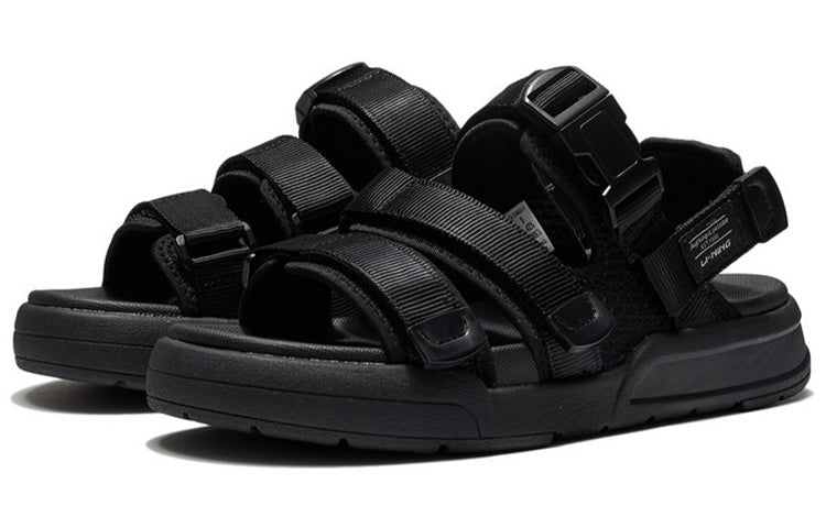 Li-Ning Coca Sandals 'Black' AGUS003-1