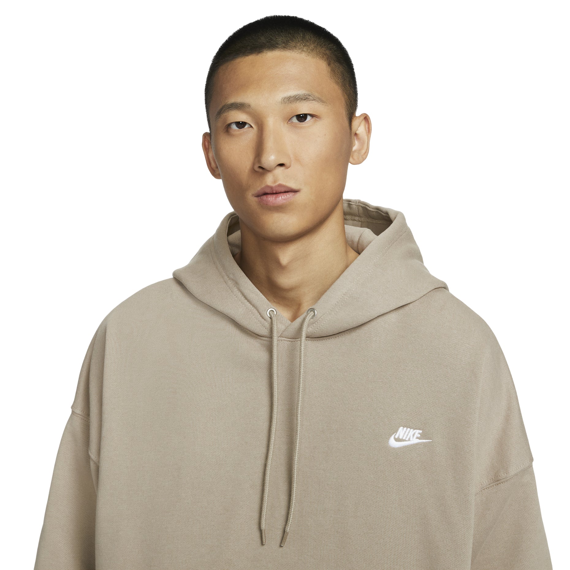 Nike Club FT Oversized Po Hoodie 'Beige' HJ1817-247