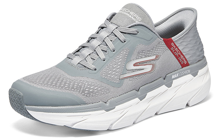 Skechers Go Run Max Cushioning 'Grey Red' 220313-GYRD