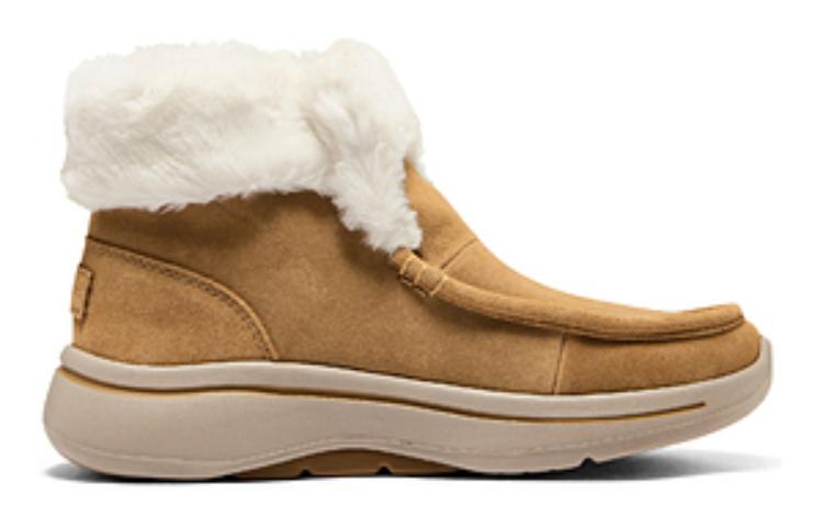 (WMNS) Skechers Go Walk Arch Fit Cherish Boots 'Tan' 144423-CSNT