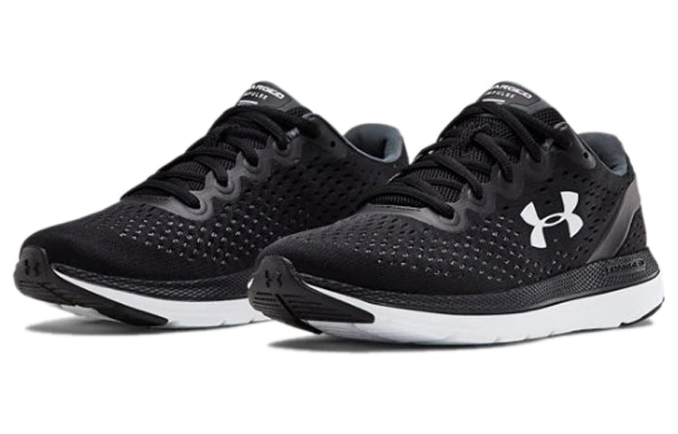 (WMNS) Under Armour Charged Impulse 'Black White' 3021967-002